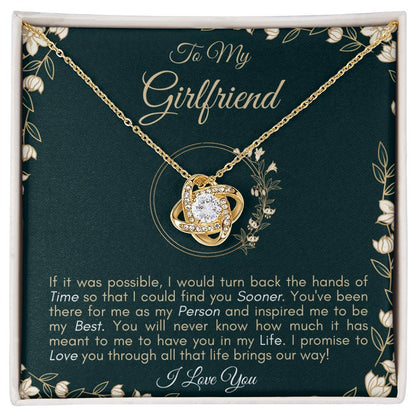 To My Girlfriend | Love Knot Necklace