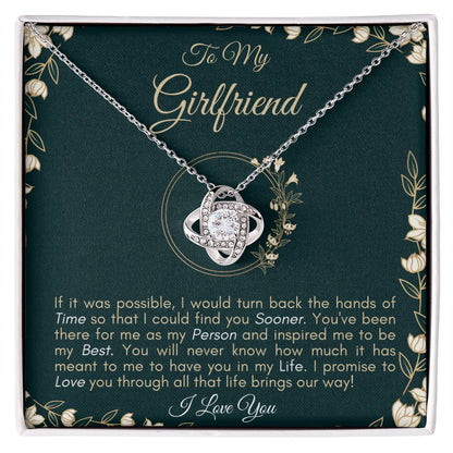 To My Girlfriend | Love Knot Necklace