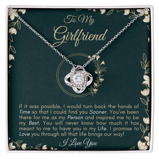 To My Girlfriend | Love Knot Necklace
