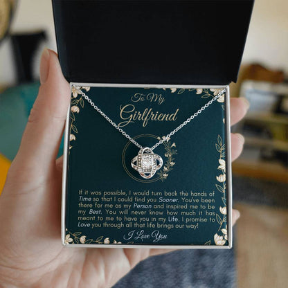 To My Girlfriend | Love Knot Necklace