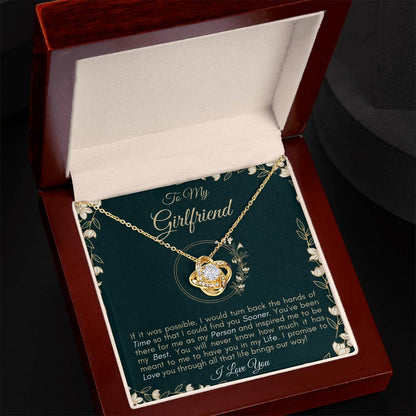 To My Girlfriend | Love Knot Necklace