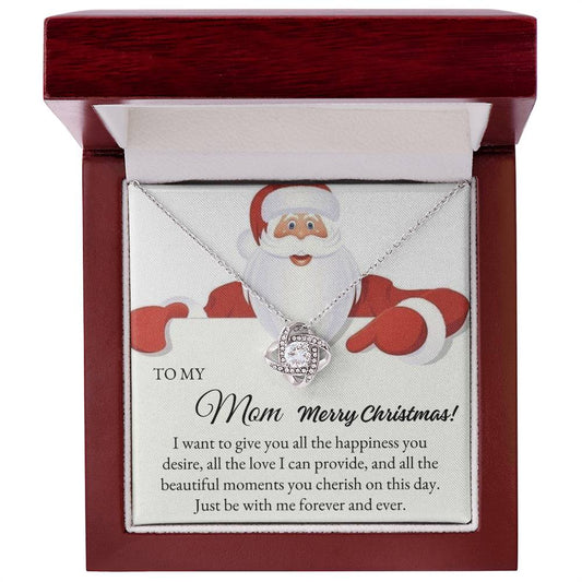 To My Mom | Christmas Love Knot Necklace