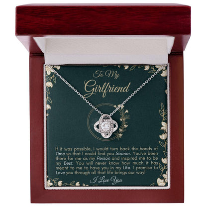 To My Girlfriend | Love Knot Necklace