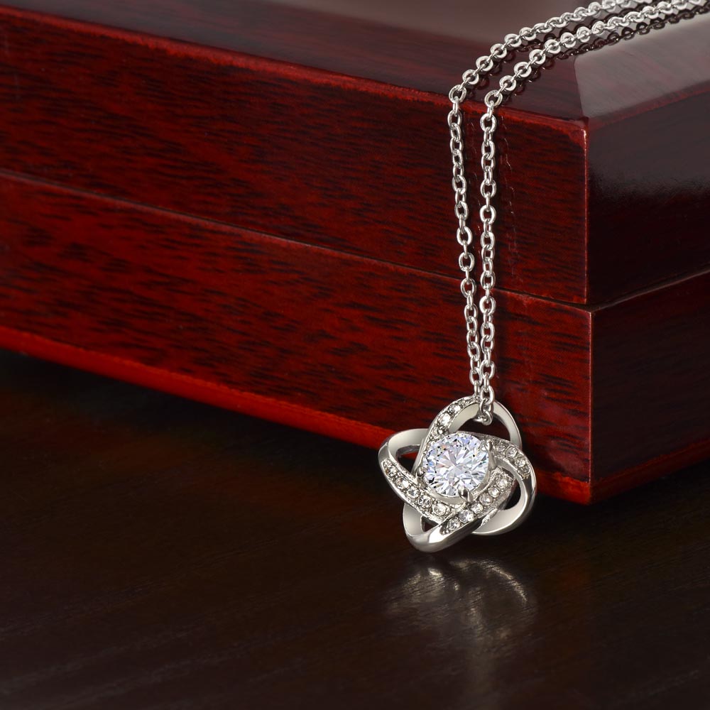 To My Mom | Christmas Love Knot Necklace
