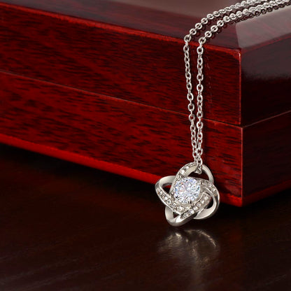To My Mom | Christmas Love Knot Necklace