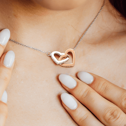 To My Soulmate |  Interlocking Hearts Necklace
