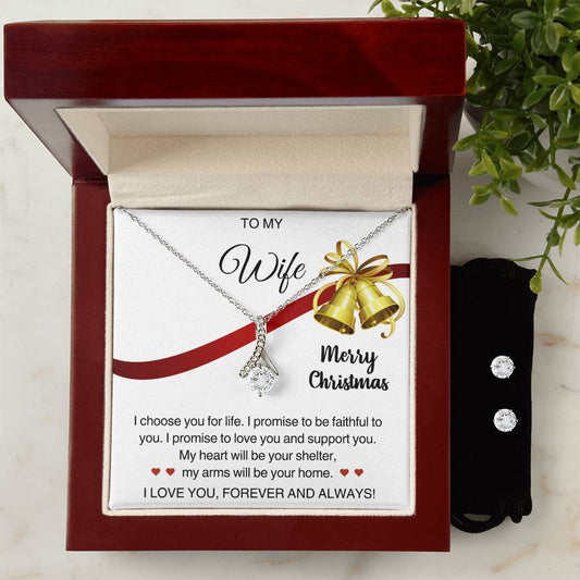 To My Wife | Christmas Alluring Beauty + Earrings