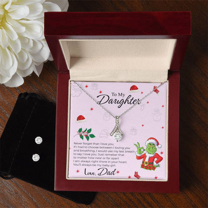 To My Daughter | Christmas Alluring Beauty + Earrings