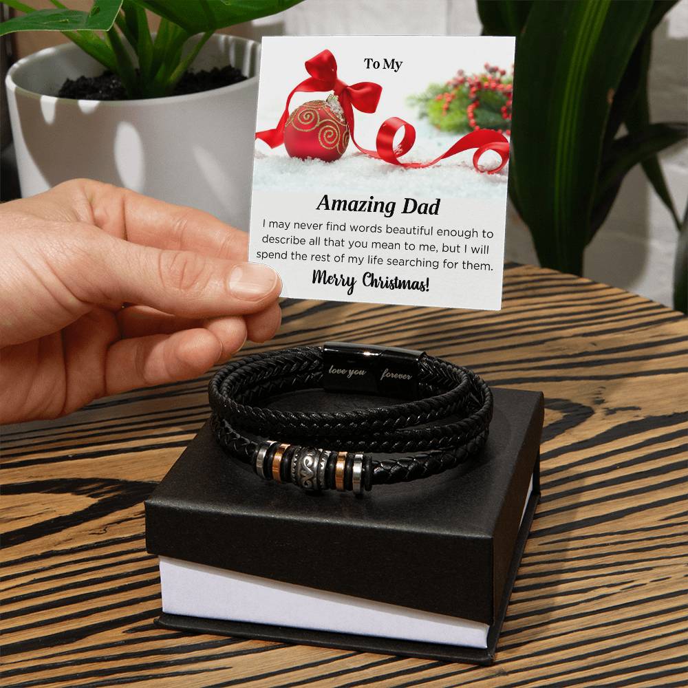To My Amazing Dad | Love You Forever Bracelet