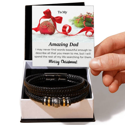 To My Amazing Dad | Love You Forever Bracelet