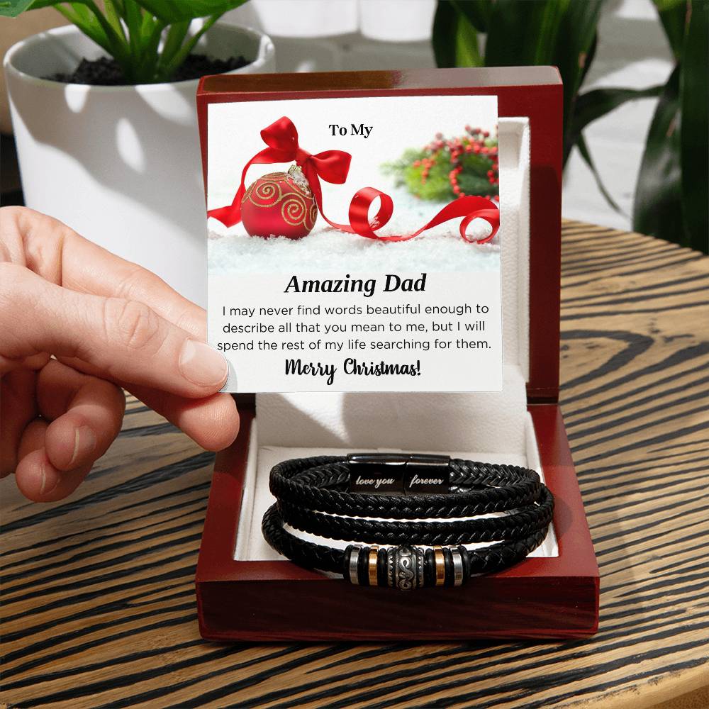 To My Amazing Dad | Love You Forever Bracelet