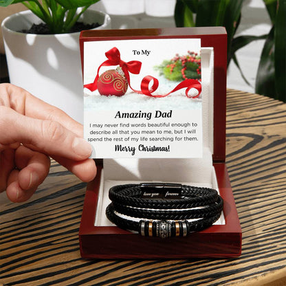 To My Amazing Dad | Love You Forever Bracelet