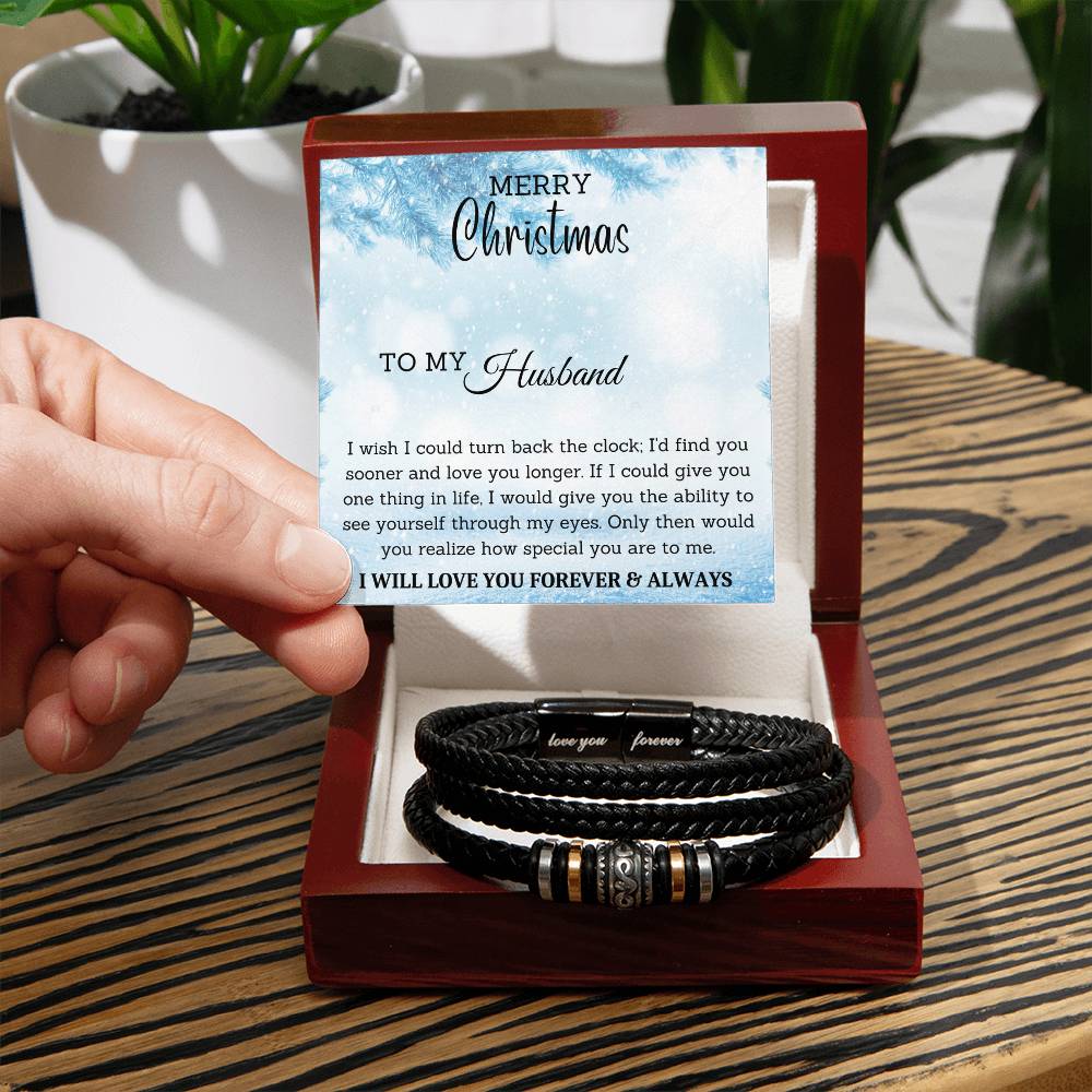To My Husband | Christmas Love You Forever Bracelet