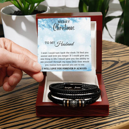 To My Husband | Christmas Love You Forever Bracelet