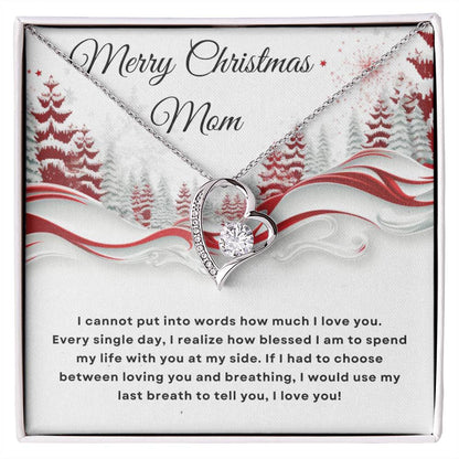 To Mom | Christmas Forever Love Necklace