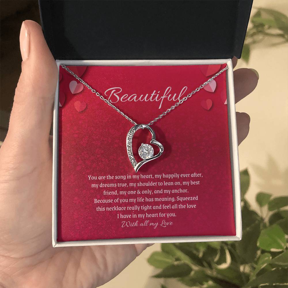To My Girlfriend | Forever Love Necklace