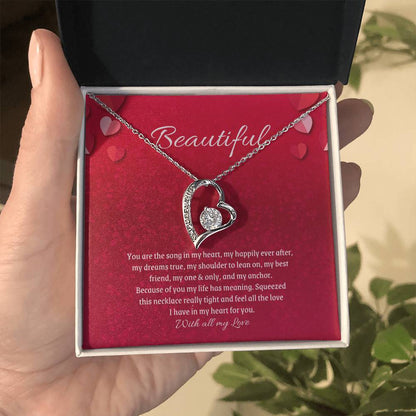 To My Girlfriend | Forever Love Necklace