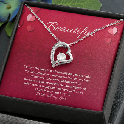 To My Girlfriend | Forever Love Necklace