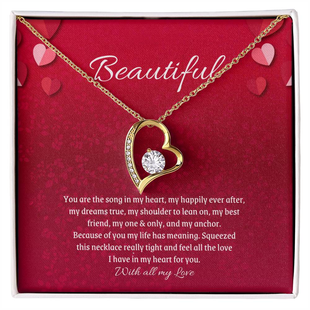 To My Girlfriend | Forever Love Necklace
