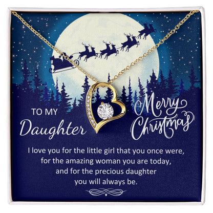 To My Daughter | Christmas Forever Love Necklace