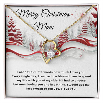 To Mom | Christmas Forever Love Necklace