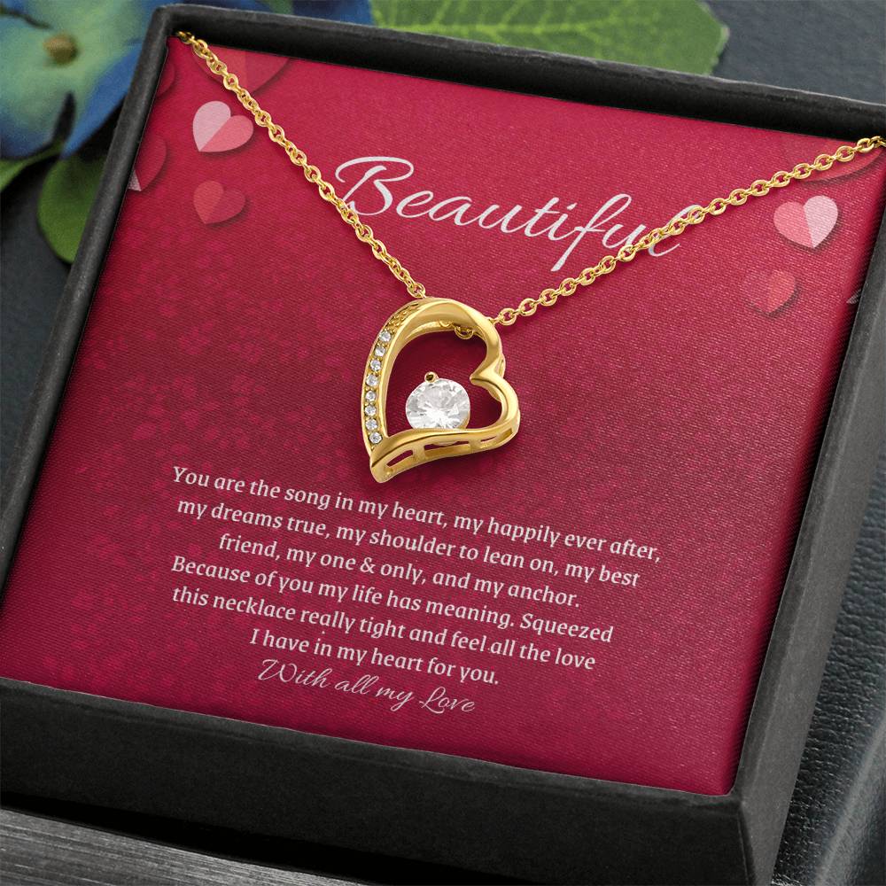 To My Girlfriend | Forever Love Necklace